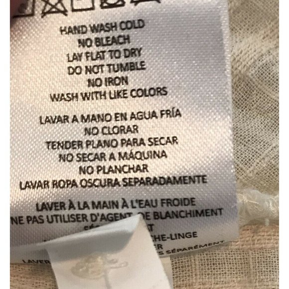 RD & Koko Wrap Top Ivory Long Sleeve Tie Waist - Picture 11 of 12